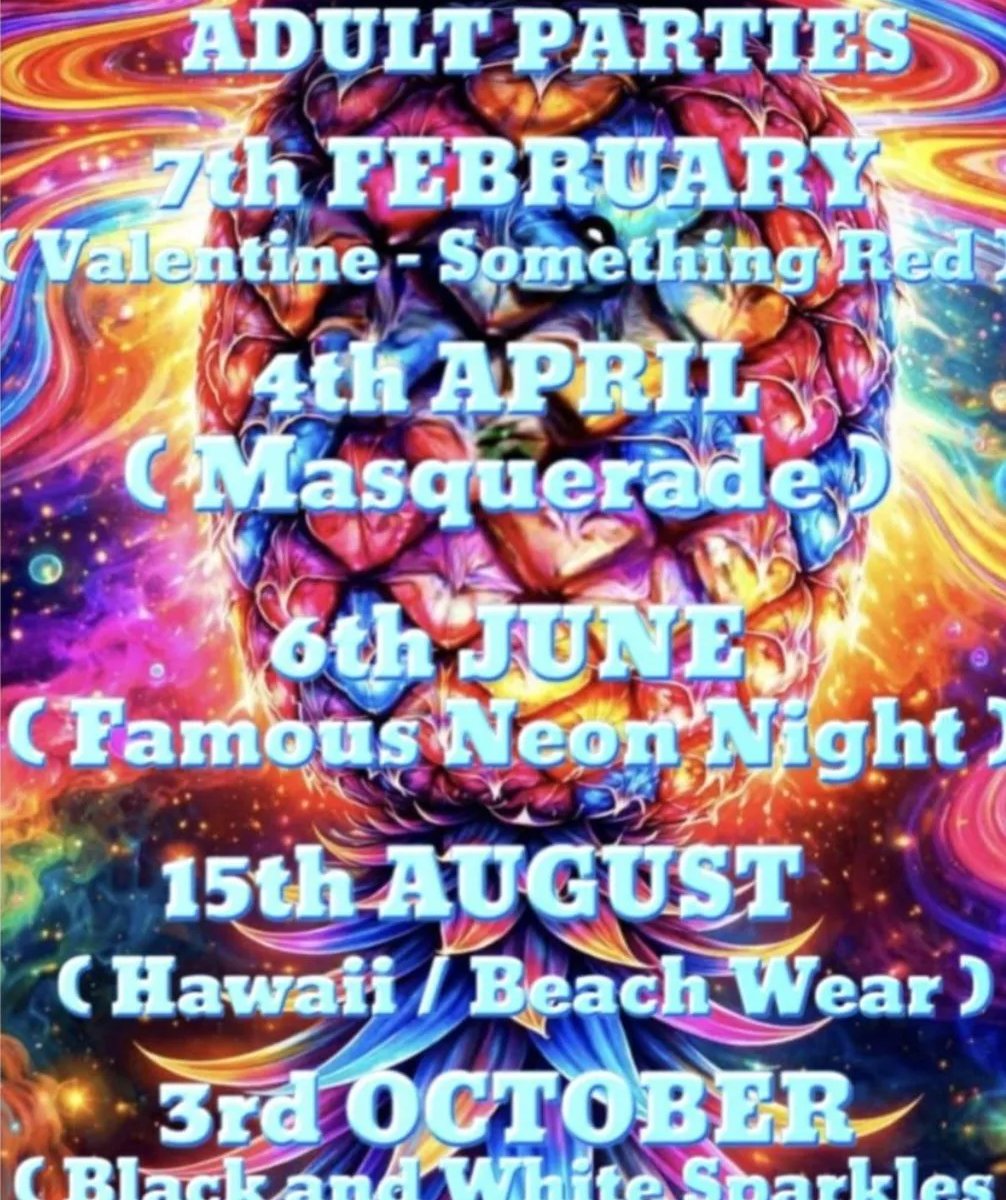 Famous Neon Night Swingers Party  