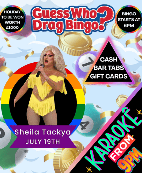 Guess Who? Drag Bingo!