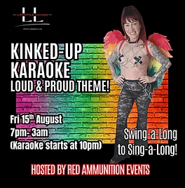 Kinked-Up Karaoke – Loud & Proud Theme!