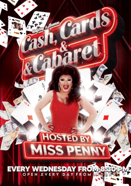 Miss Penny CASH, CARDS and CABARET