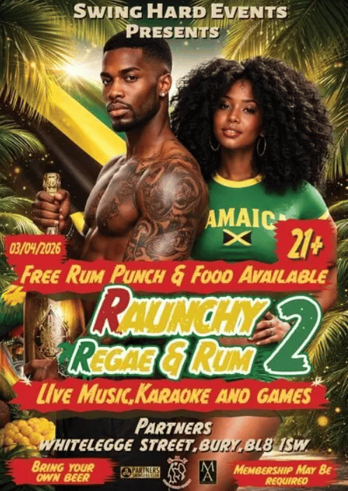 RAUNCHY REGGAE & RUM 2 PARTY
