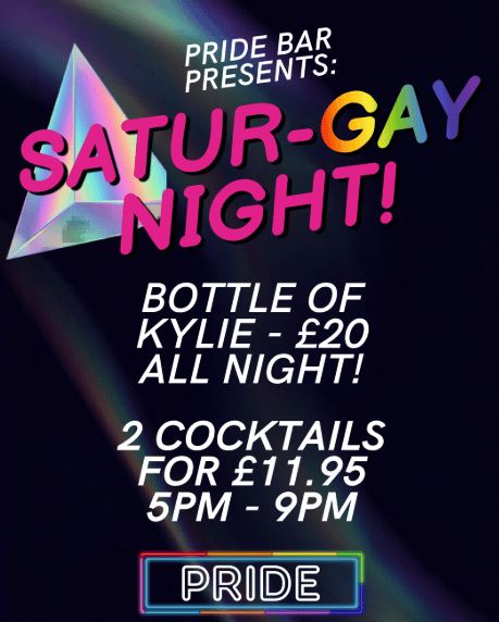 SATUR-GAY Party Night