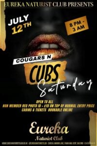 Saturday Night Cougars N Cubs Party