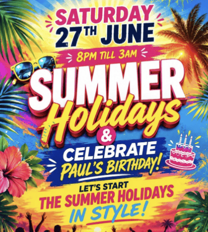 Summer Holidays – Paul’s Birthday Celebration