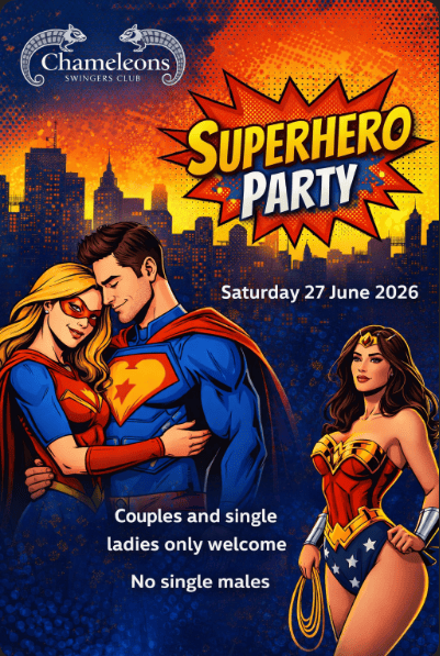 Superhero Party – Couples & Single Ladies – Darlaston