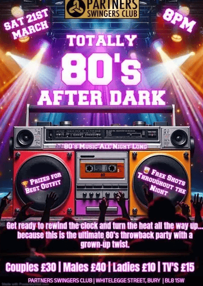 Totally 80’s After Dark