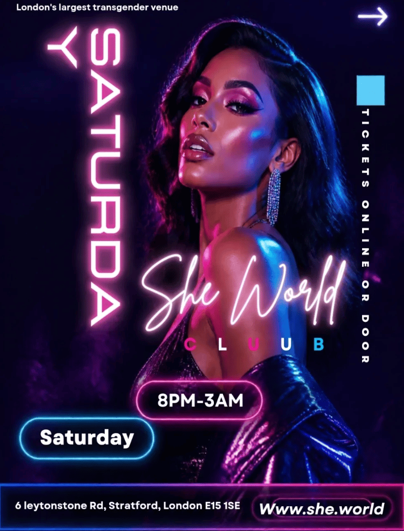 She World Party – Saturday